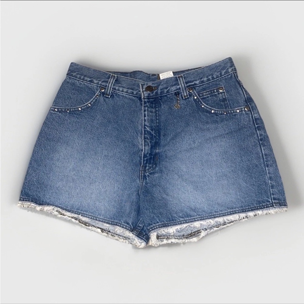 Harley Davidson Vintage 100% Cotton Womens Denim Shorts